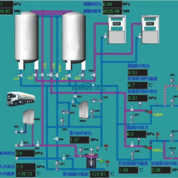 Vehicle Gas Refueling Station Control System